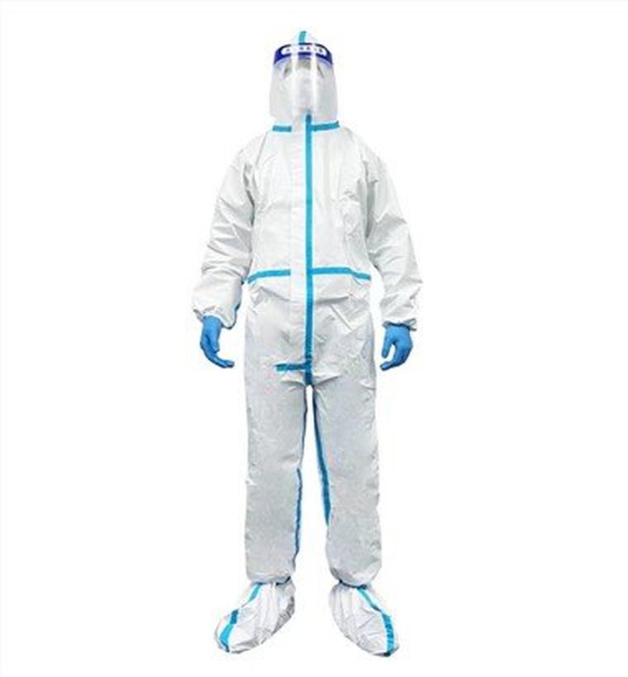 Disposable Coverall with Hood Boots Disposable Coverall with Hood Boots