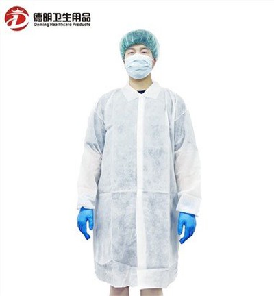 Disposable Polypropylene Lab Coat